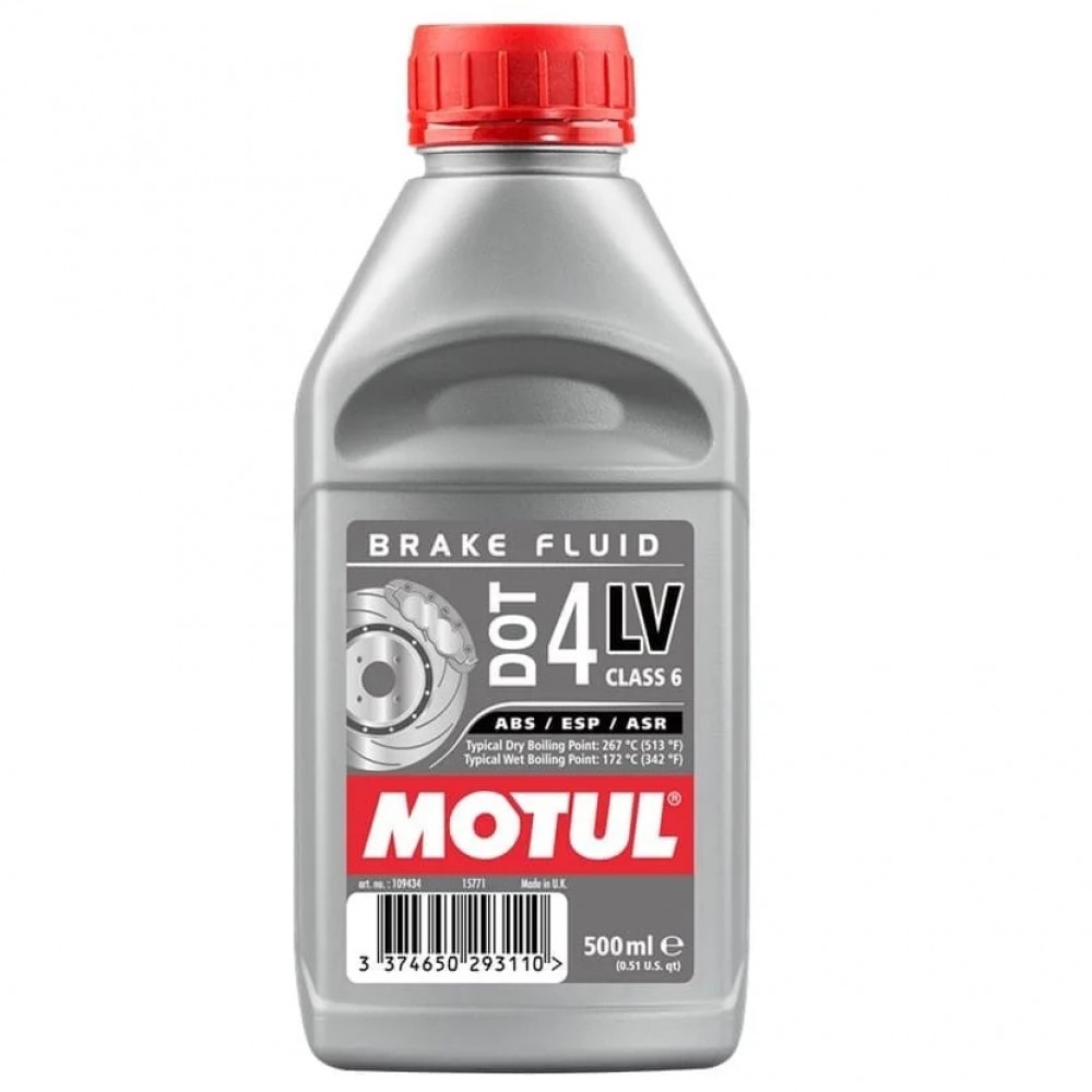Спирачна течност MOTUL Brake Fluid DOT 4 LV - 500ml