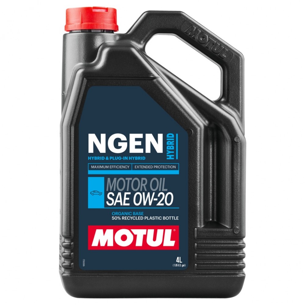 Масло Motul NGEN HYBRID 0W-20 - 4 Литра