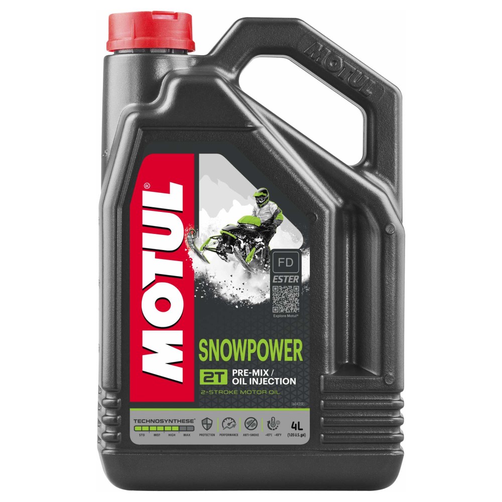 Двутактово масло Motul SnowPower 2T - 4 Литра
