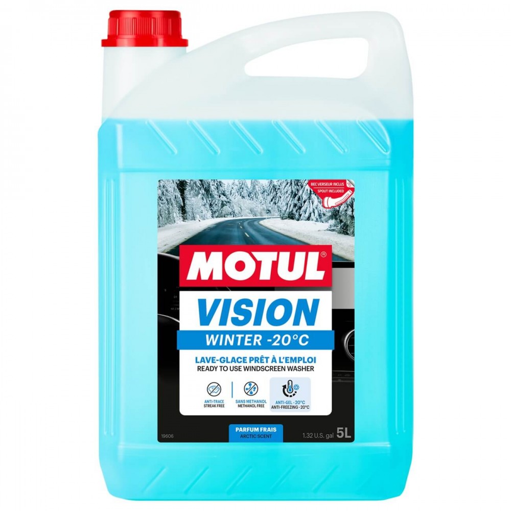 Зимна Течност за Чистачки Motul Vision Winter - 5 Литра