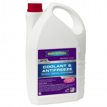 Антифриз концентрат RAVENOL OTC Protect C12+ - 5 Литра