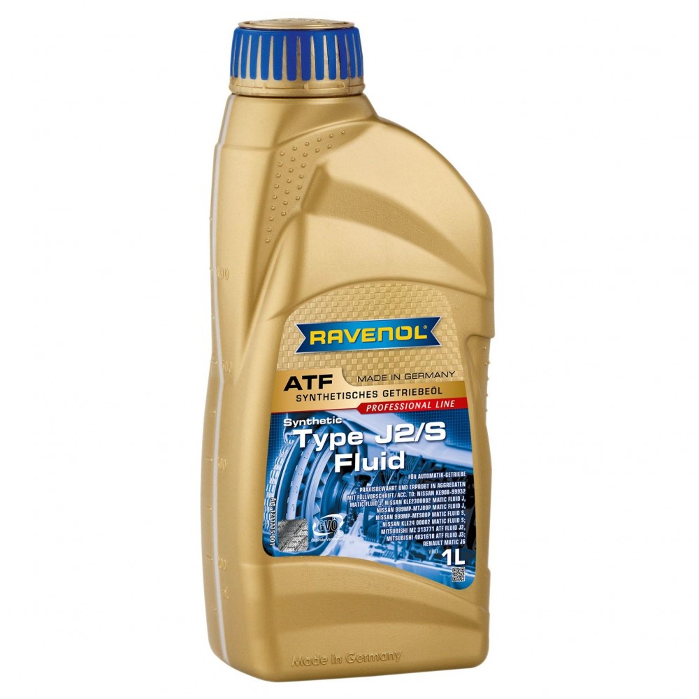 Масло RAVENOL ATF J2/S Fluid - 1 Литър