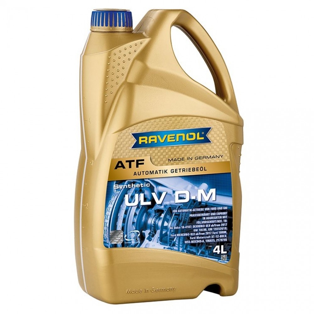 Масло RAVENOL ATF ULV D-M - 4 Литра Масло RAVENOL ATF ULV D-M - 4 Литра