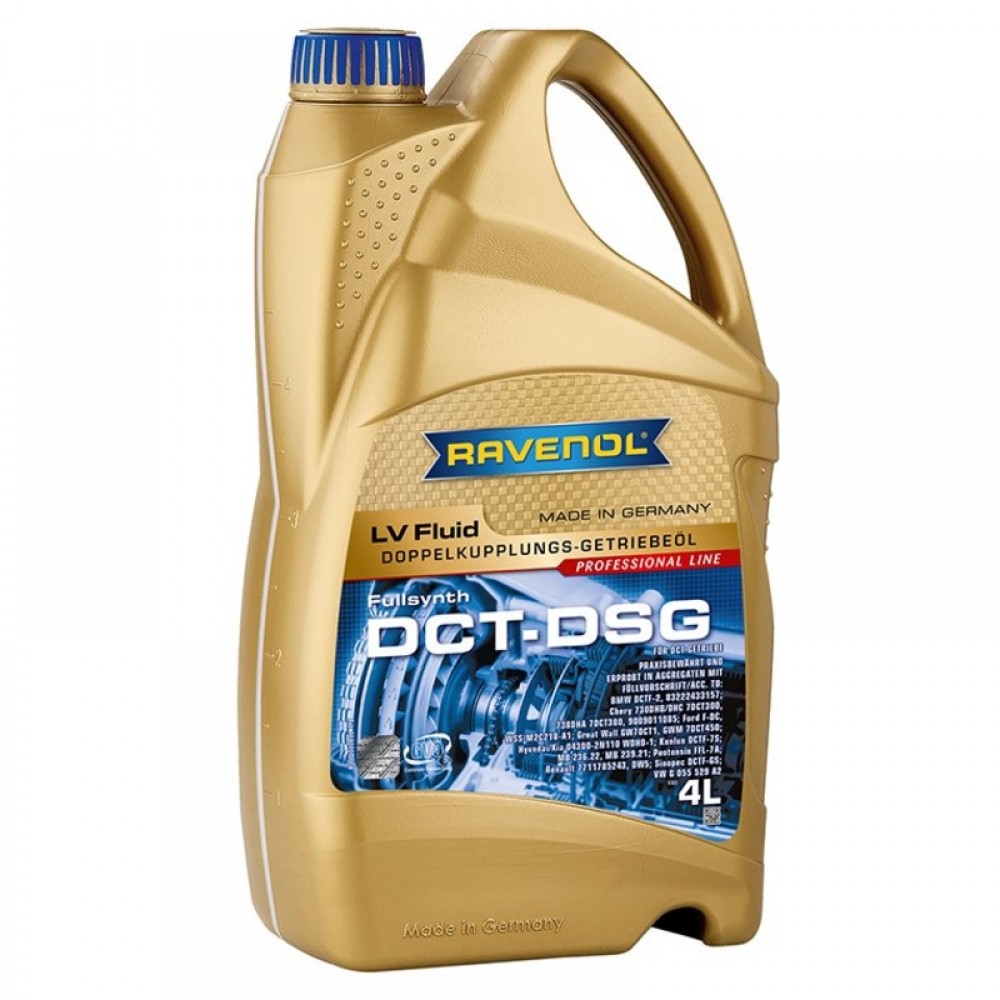 Масло RAVENOL DCT-DSG LV Fluid - 4 Литра Масло RAVENOL DCT-DSG LV Fluid - 4 Литра