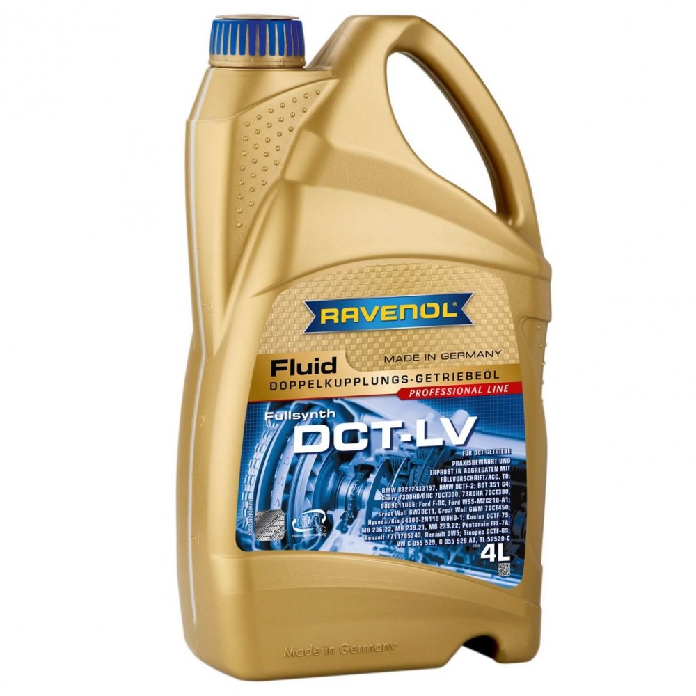 Масло RAVENOL DCT-LV Fluid - 4 Литра