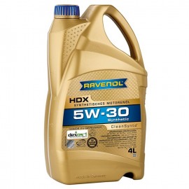 Масло RAVENOL HDX 5W-30 - 4 Литра