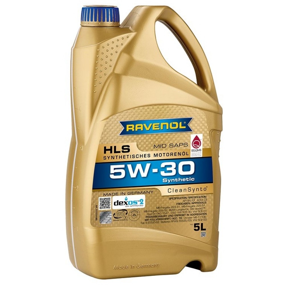 Масло RAVENOL HLS 5W-30 - 5 Литра