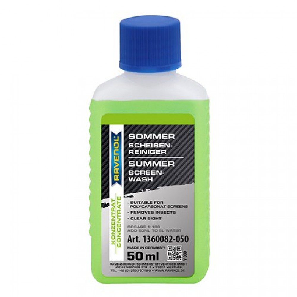 Лятна Течност за Чистачки Концентрат RAVENOL 1:100 - 50 ml