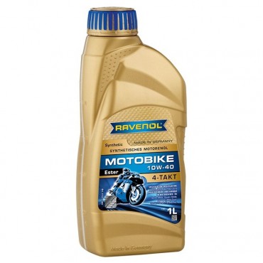 Масло RAVENOL Motobike 4-T Ester 10W-40 - 1 Литър