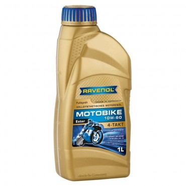 Масло RAVENOL Motobike 4-T Ester 10W-60 - 1 Литър