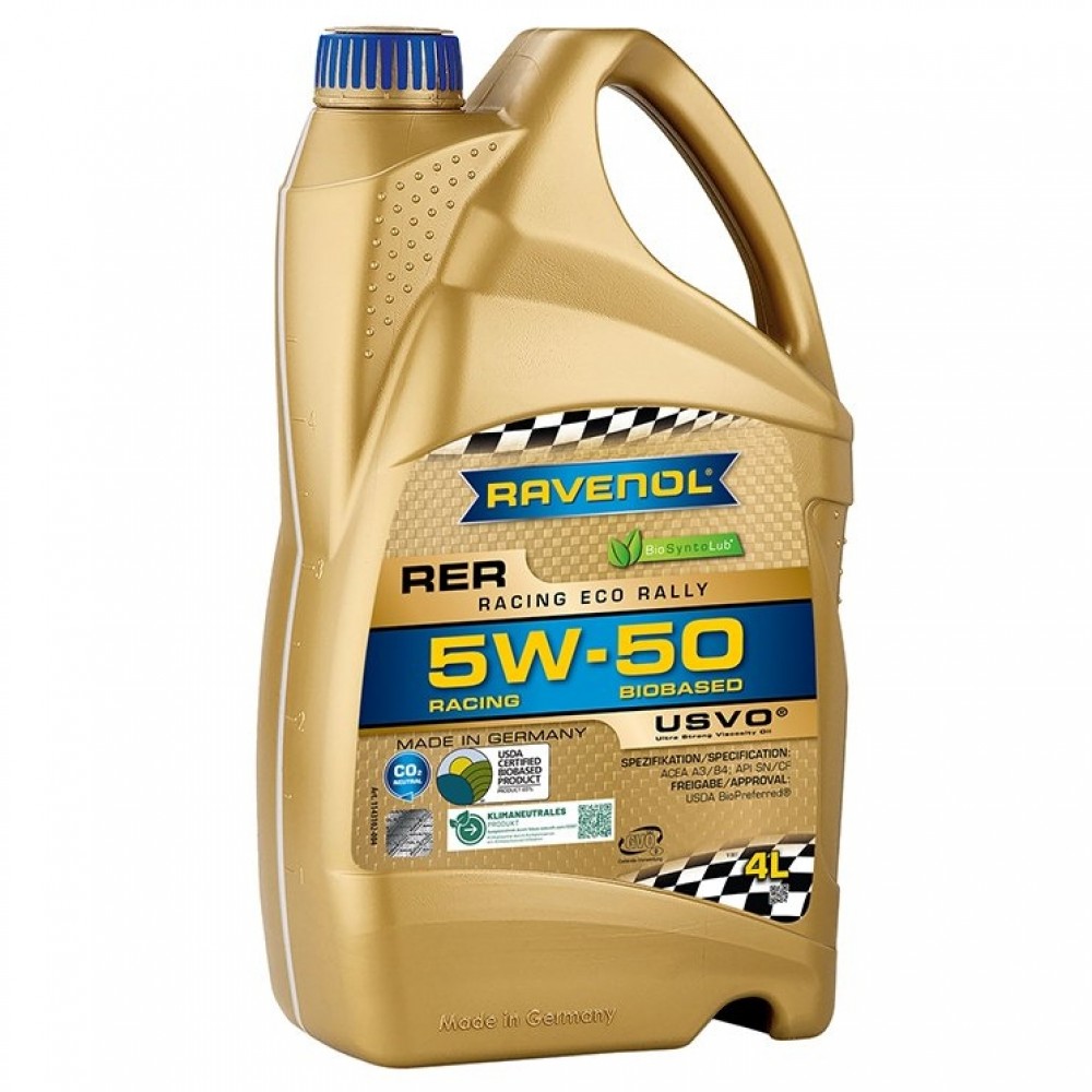 Масло RAVENOL RER 5W-50 - 4 Литра