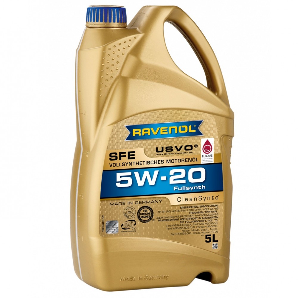 Масло RAVENOL SFE 5W-20 - 5 Литра