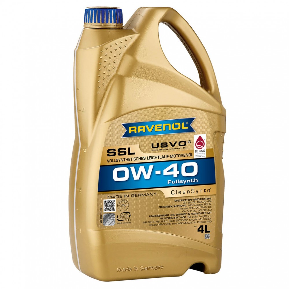 Масло RAVENOL SSL 0W-40 - 4 Литра