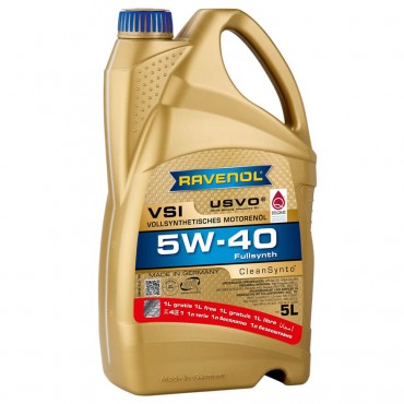 Масло RAVENOL VSI 5W-40 - (4+1 гратис) 5 Литра