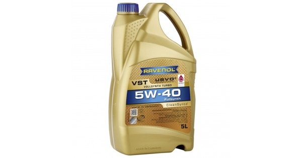 9 Liter (5L+4L) RAVENOL VollSynth Turbo VST SAE 5W-40 Motoröl Made In Germany