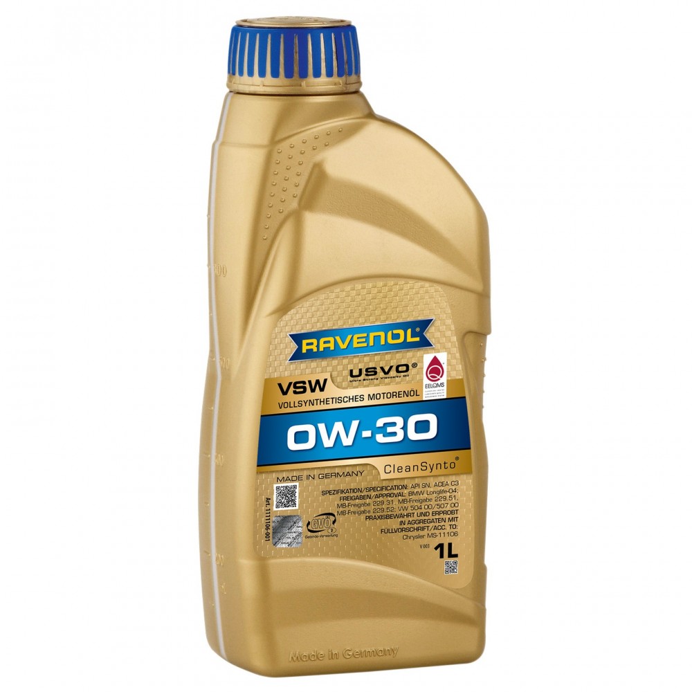 Масло RAVENOL VSW 0W-30 - 1 Литър