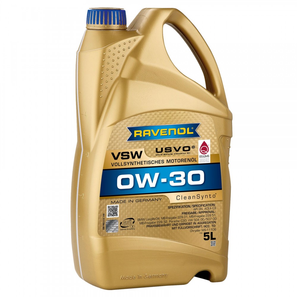 Масло RAVENOL VSW 0W-30 - 5 Литра