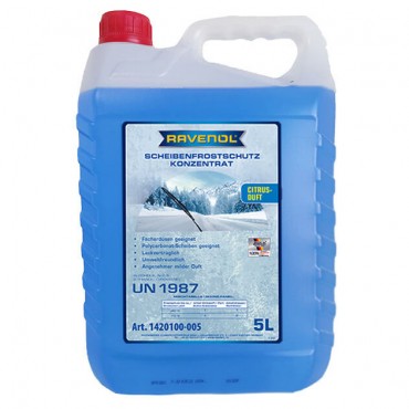 Зимна Течност за Чистачки Концентрат Ravenol - 5 Литра