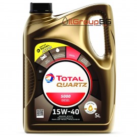 Масло Total Quartz 5000 Diesel 15W-40 - 5 Литра