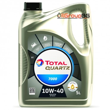 Масло Total Quartz 7000 10W-40 Бензин - 5 Литра