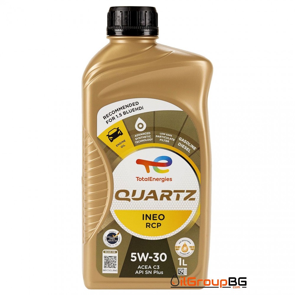 Масло Total Quartz INEO RCP 5W-30 - 1 Литър