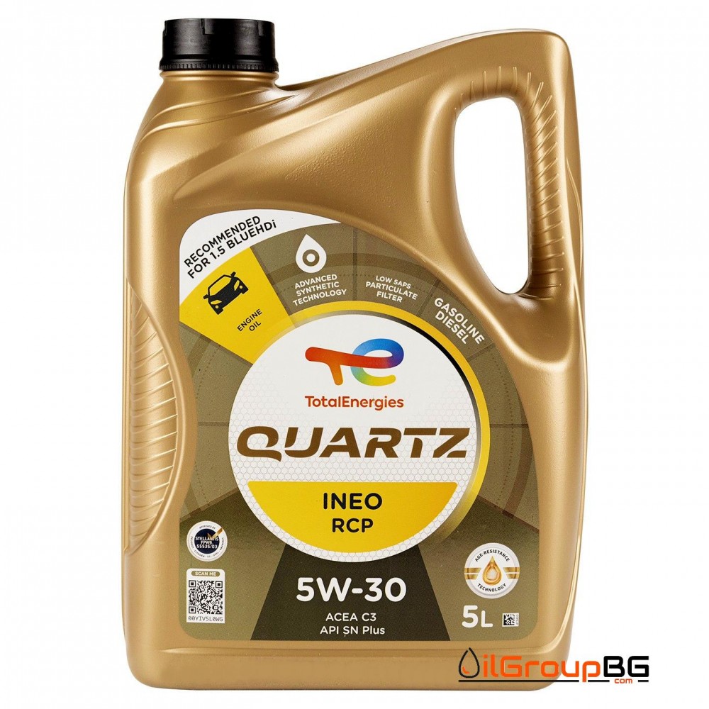 Масло Total Quartz INEO RCP 5W-30 - 5 Литра
