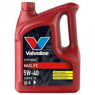 Масло VALVOLINE MaxLife 5W-40 - 4 Литра