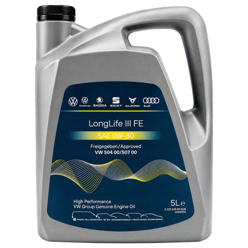 Масло VAG LongLife III FE 0W-30 - 5 Литра