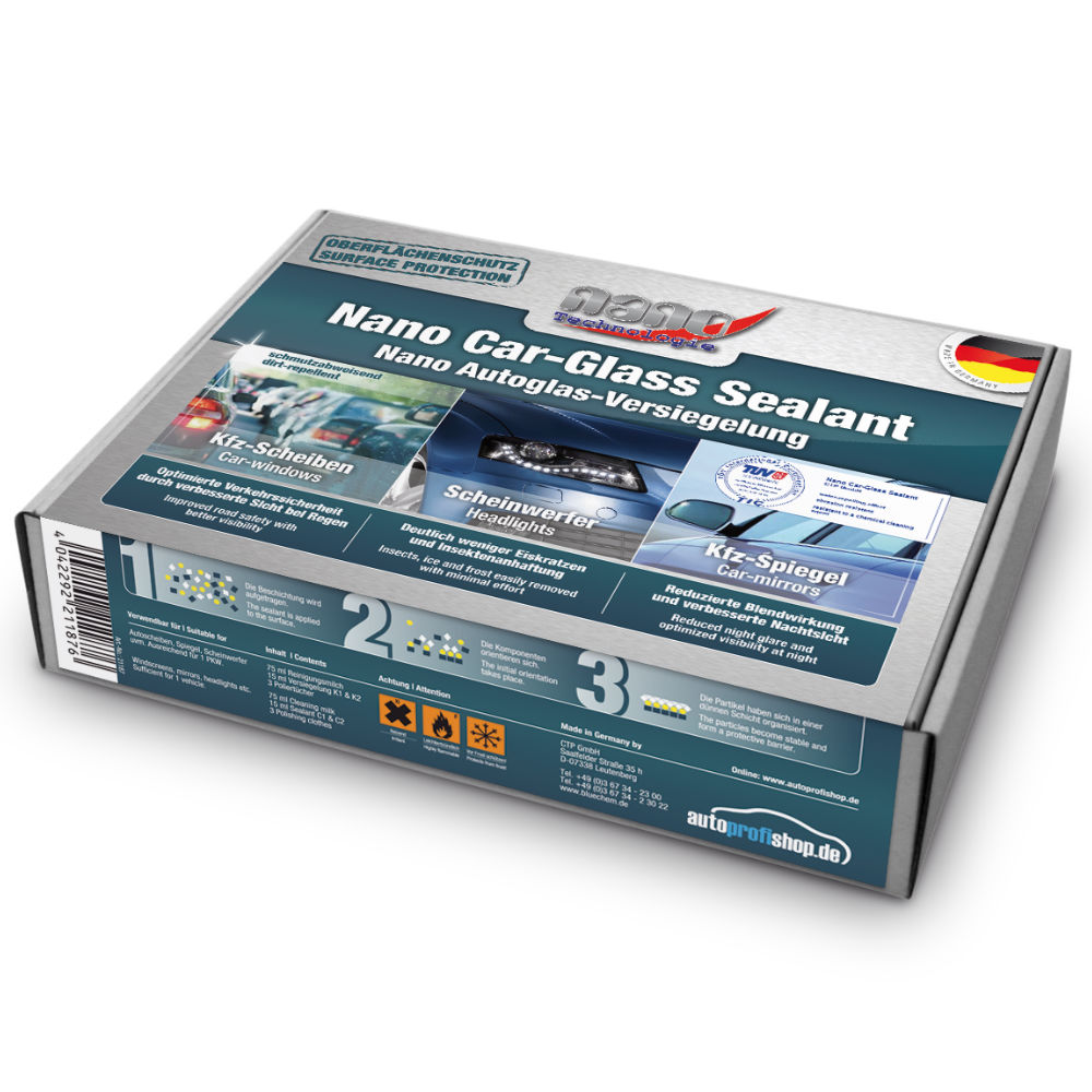 Pro-Tec Nano Car Glass Sealant - Комплект