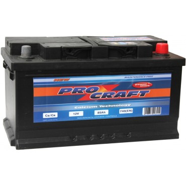 Акумулатор PROCRAFT 85Ah 740A (R+)