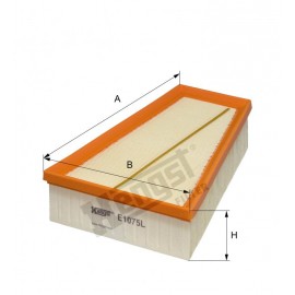 Въздушен филтър HENGST E1075L Въздушен филтър HENGST E1075L