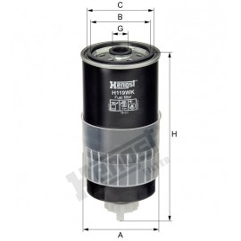 Горивен филтър HENGST H119WK