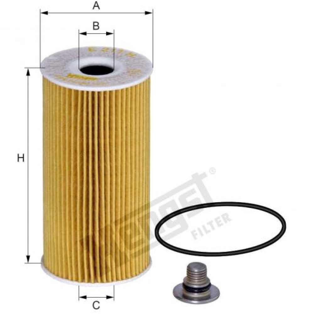 Маслен филтър HENGST E822H D315