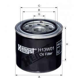 Маслен филтър HENGST H13W01