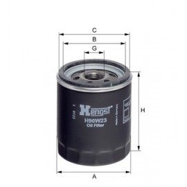 Маслен филтър HENGST H90W23