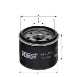Маслен филтър HENGST H97W12