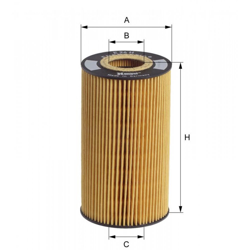 Маслен филтър HENGST E24H D80