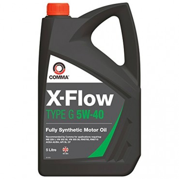 Масло Comma X-Flow Type G 5W-40 - 5 Литра
