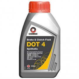 Спирачна течност COMMA Brake & Clutch Fluid DOT 4 - 500ml