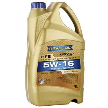 Масло RAVENOL High Fuel Economy HFE 5W-16 - 4 Литра