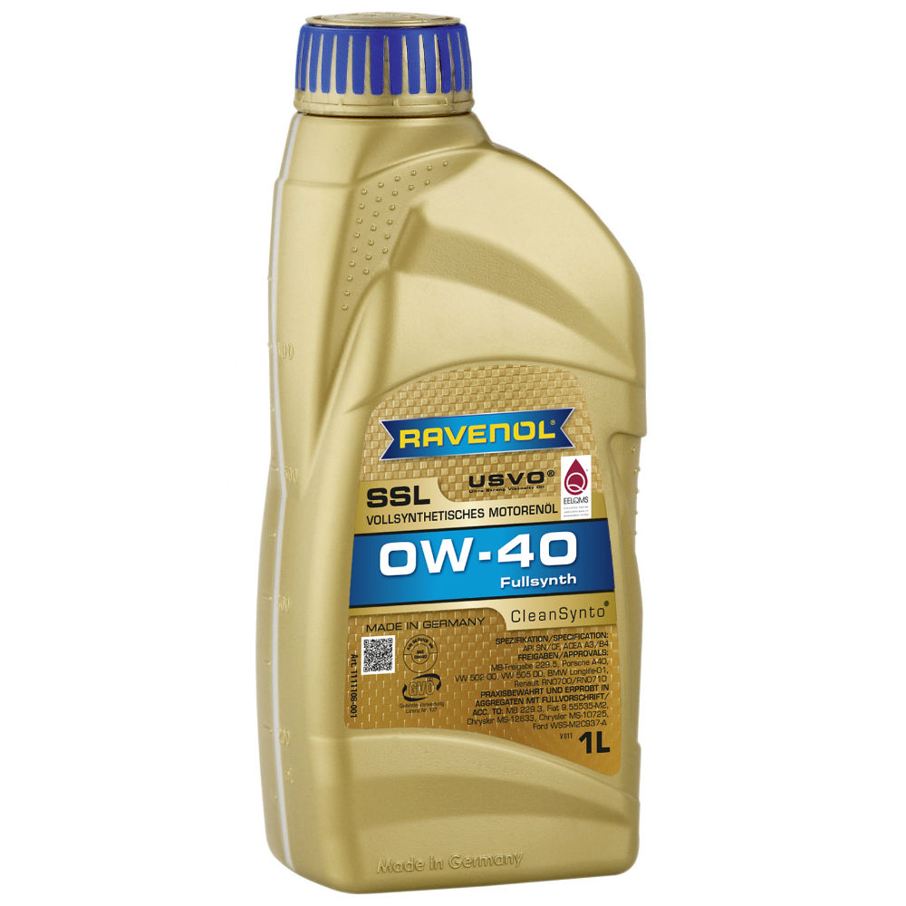Масло RAVENOL SSL 0W-40 - 1 Литър Масло RAVENOL SSL 0W-40 - 1 Литър