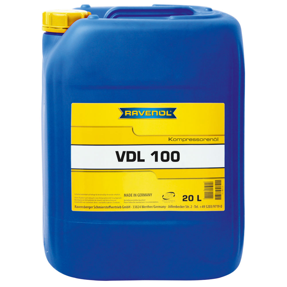 Компресорно масло RAVENOL VDL 100 - 20 Литра